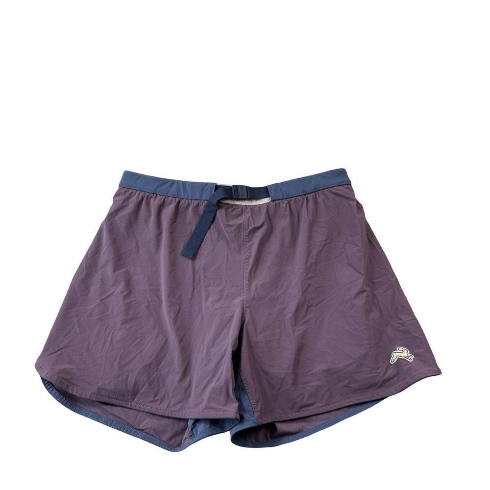 Tracksmith Off Roads Shorts Mens L Purple Blue Trail Running 5in Inseam MB3055